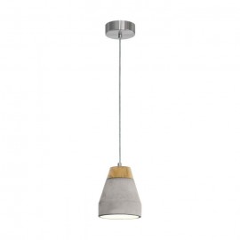 Eglo-Tarega H/L 1X60W E27 / H/L 3X60W E27 Wood With Grey Concrete